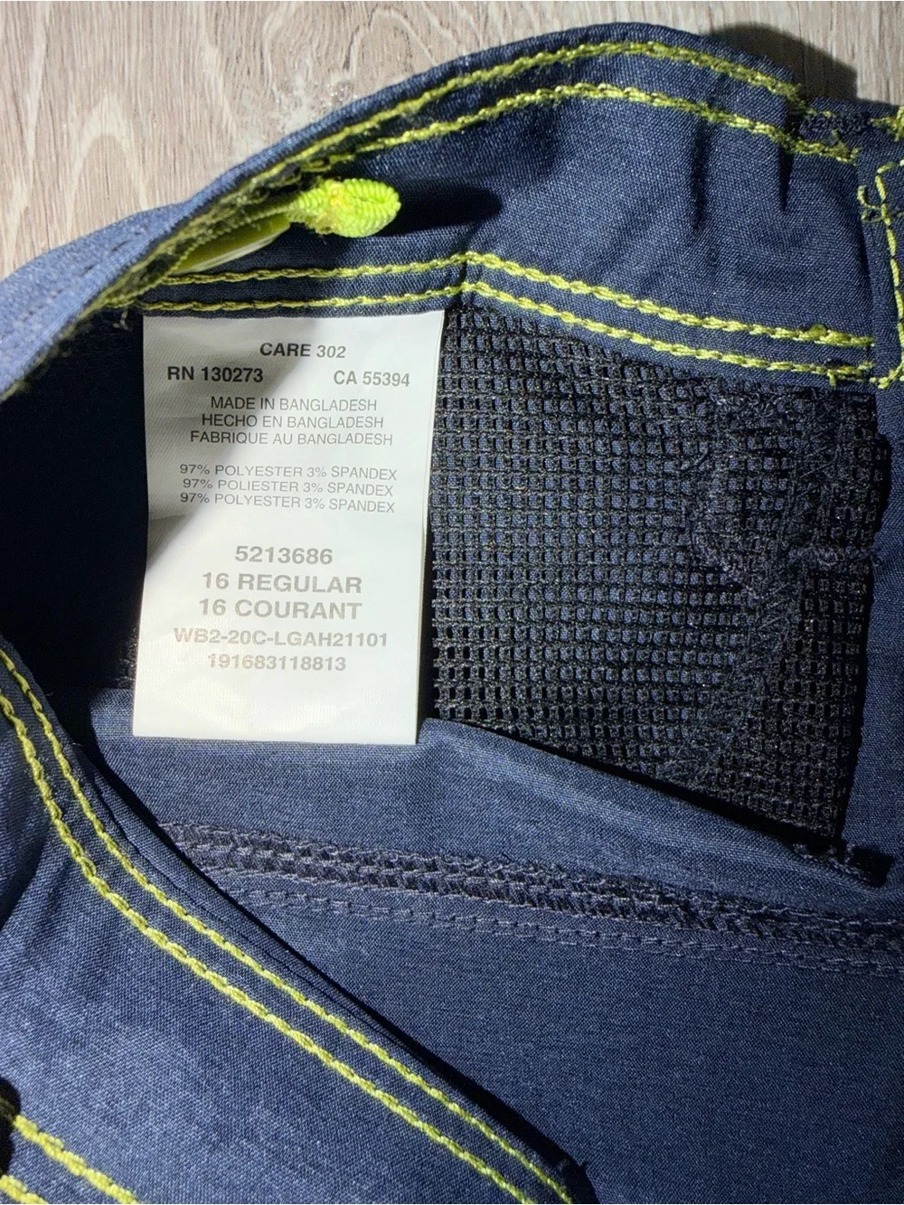 Lee Men's Navy Cargo Work Shorts